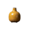 Vase CHEHOMA en céramique moutarde – vue frontale