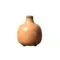 Vase CHEHOMA en céramique orange – vue frontale