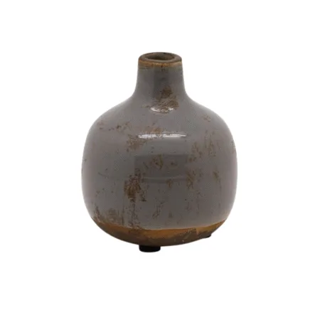 Vase en céramique CHEHOMA parme, forme ronde – vue frontale