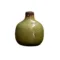Vase CHEHOMA en céramique vert – vue frontale