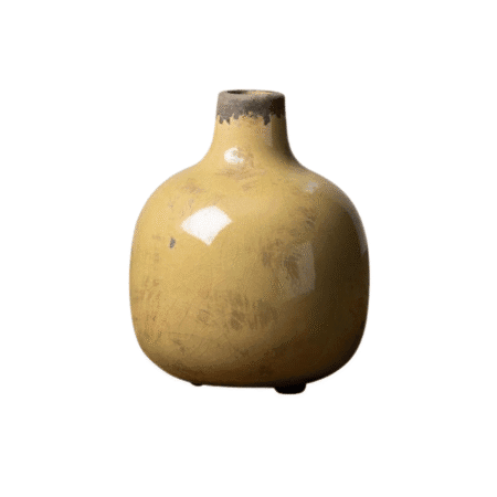 Vase CHEHOMA en céramique vert pâle – vue frontale