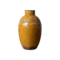 Vase CHEHOMA en céramique moutarde vieilli, format petit, vu de face
