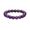 Bracelet en boules d’améthyste naturelles de 10 mm