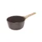 Casserole marron chocolat Cookut 20 cm avec manche imitation bois