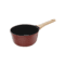 Casserole rouge terracotta Cookut 20 cm avec manche imitation bois