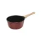 Casserole rouge terracotta Cookut 20 cm avec manche imitation bois