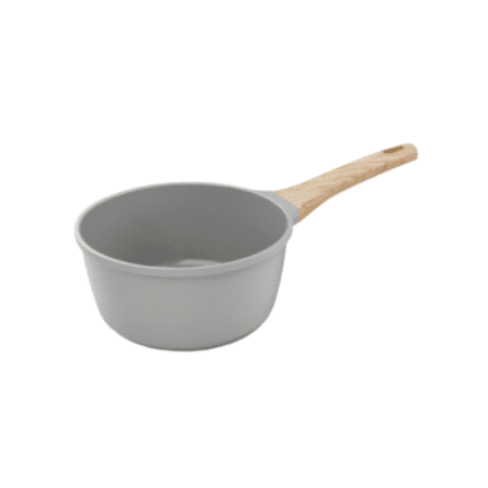 Casserole grise Cookut 20 cm avec manche imitation bois