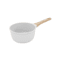 Casserole blanche Cookut 20 cm avec manche imitation bois