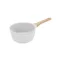 Casserole blanche Cookut 20 cm avec manche imitation bois