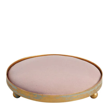 Plateau rose tapissier Mathilde M vu de côté