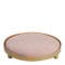 Plateau rose tapissier Mathilde M vu de côté