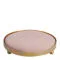 Plateau rose tapissier Mathilde M vu de côté