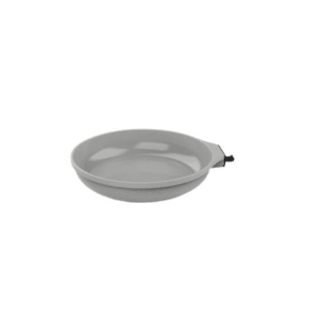 Poêle grise claire Cookut 24 cm sans poignée, vue du dessus