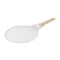 Profil latéral de la poêle blanche Cookut 26 cm avec manche effet bois