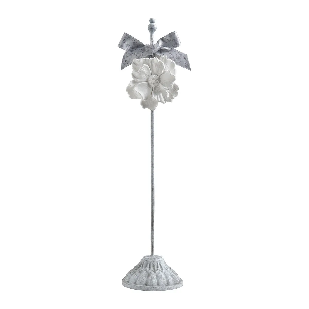 Zoom sur pic décor parfumé gris blanc 35 cm Mathilde M